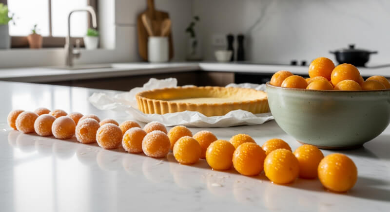 comment décongeler des mirabelles pour faire une tarte