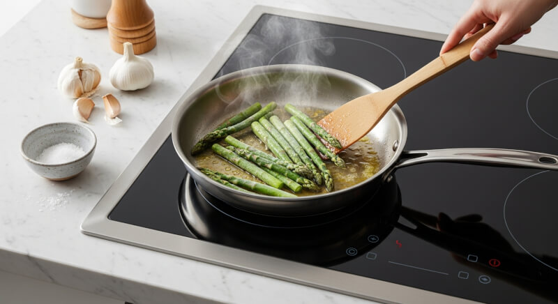 comment faire cuire des asperges congelées
