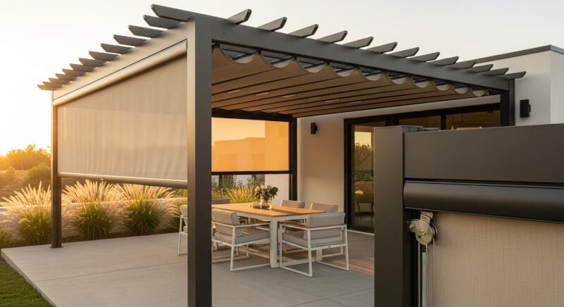 comment faire une toile coulissante pour pergola