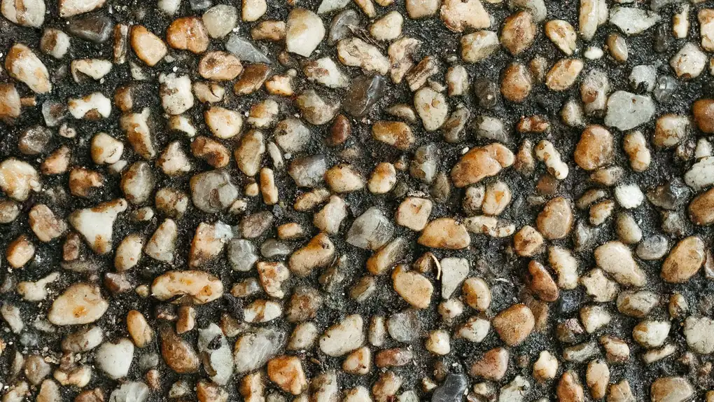 Comment faire du béton désactivé à la bétonnière : surface de béton désactivé aux gravillons apparents